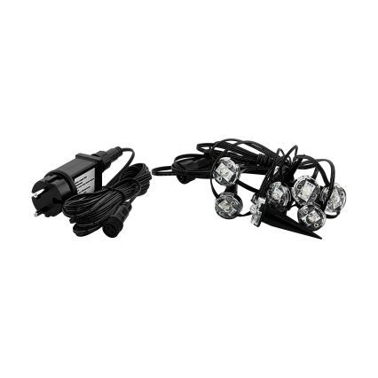 Eglo - LED Zunanji dekorativni niz 9xLED 10m IP65 topla bela