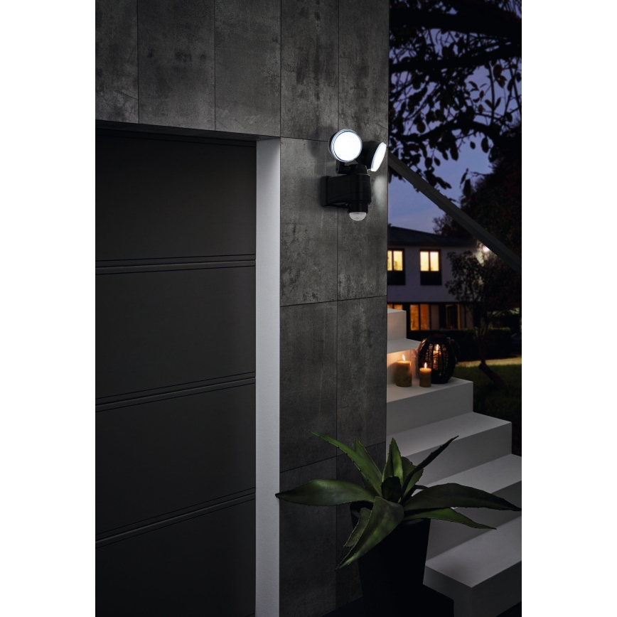 Eglo - LED Zunanja svetilka s senzorjem 2xLED/4W/4xLR1IP44