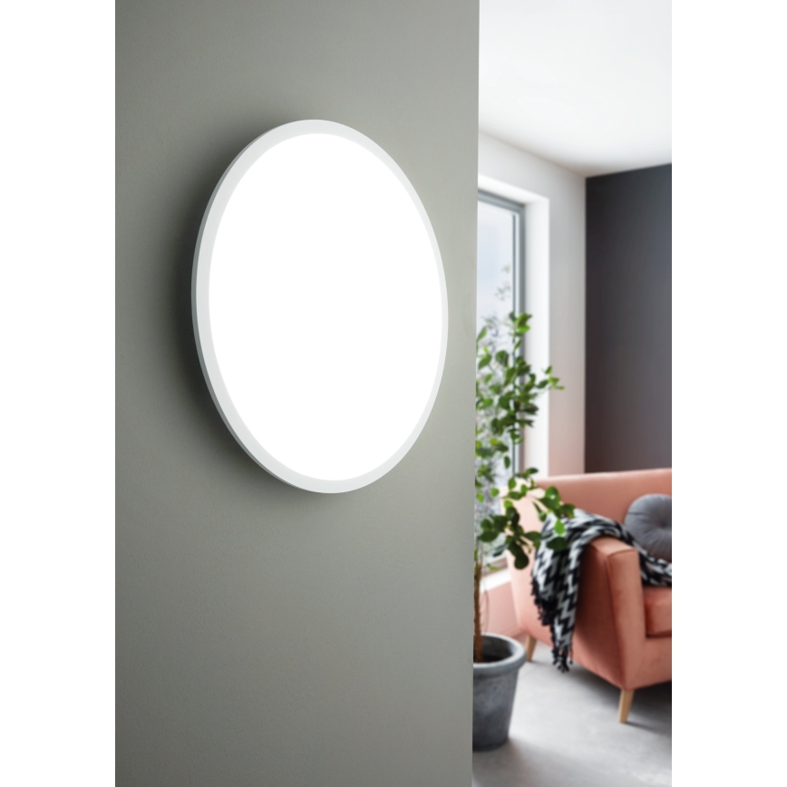 Eglo - LED Zatemnitvena stropna svetilka LED/19,5W/230V + Daljinski upravljalnik