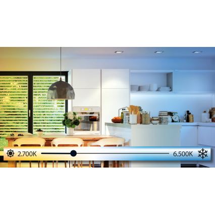 Eglo - LED Zatemnitvena stropna svetilka LED/30W/230V + Daljinski upravljalnik