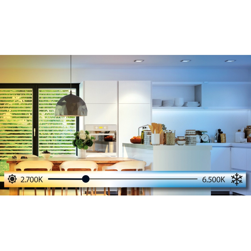 Eglo - LED Zatemnitvena stropna svetilka LED/30W/230V + Daljinski upravljalnik
