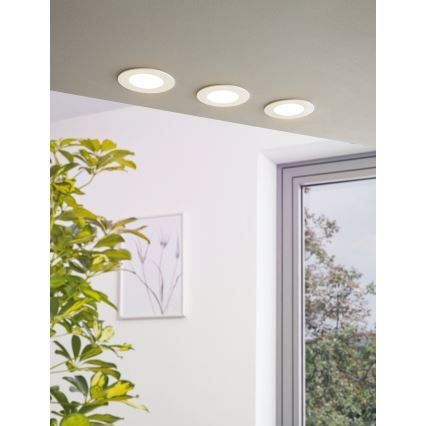 Eglo - LED Zatemnitvena vgradna svetilka LED/5W/230V + Daljinski upravljalnik