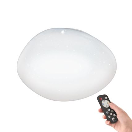 Eglo 98228 - zatemnjiva LED stropna svetilka SILERAS-A LED/36W/230V, premer 60 cm + daljinski upravljalnik
