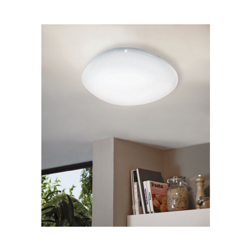 Eglo 98228 - zatemnjiva LED stropna svetilka SILERAS-A LED/36W/230V, premer 60 cm + daljinski upravljalnik