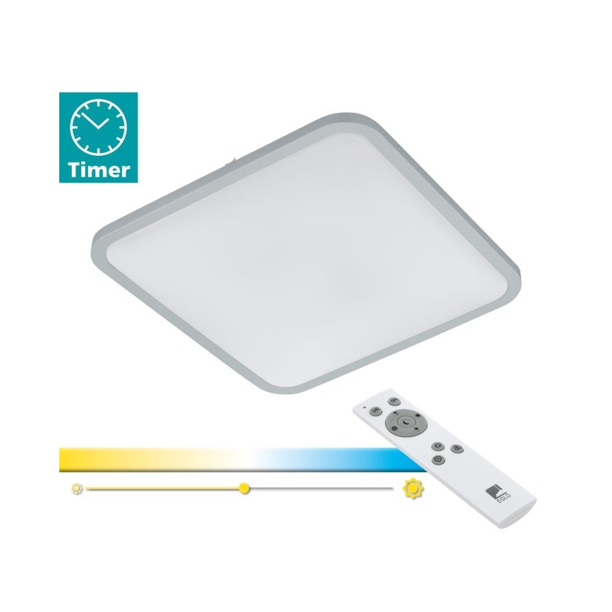 Eglo - LED Zatemnitvena stropna svetilka LED/30W/230V + Daljinski upravljalnik