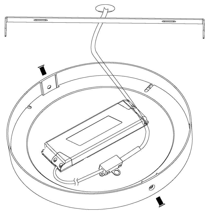 Eglo - Zatemnjiva LED stropna svetilka LED/14W/230V z daljinskim upravljalnikom, premer 22,5 cm