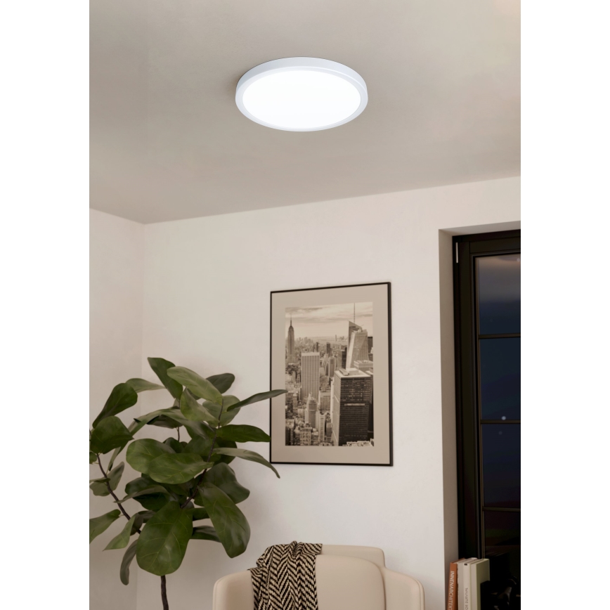 Eglo - Stropna LED svetilka z zatemnitvijo LED/20W/230V + daljinski upravljalnik, premer 30 cm