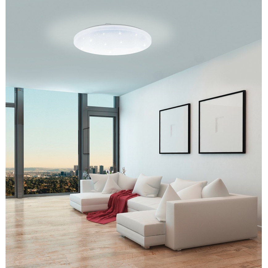 Eglo - LED Zatemnitvena kopalniška svetilka LED/12W/230V IP44 + Daljinski upravljalnik