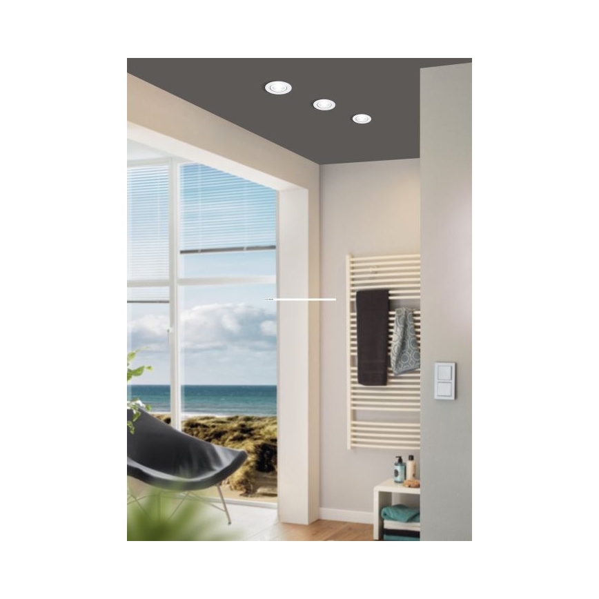Eglo - LED Zatemnitvena vgradna svetilka LED/6W/230V