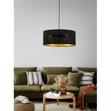 Eglo - Lestenec na vrvici 3xE27/40W/230V