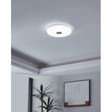 Eglo - LED Zatemnitvena stropna svetilka LED/24W/230V + Daljinski upravljalnik