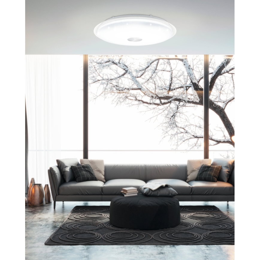Eglo - LED Zatemnitvena stropna svetilka LED/36W/230V + Daljinski upravljalnik