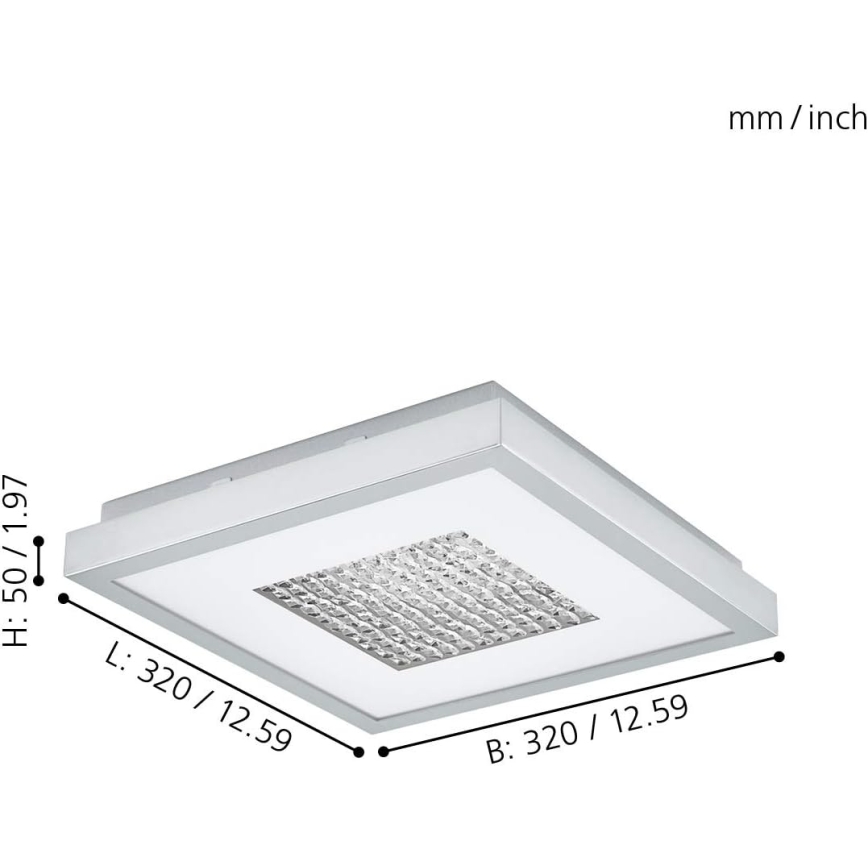 Eglo 98369 - zatemnljivo LED stropno svetilo PESCATE LED/24W/230V
