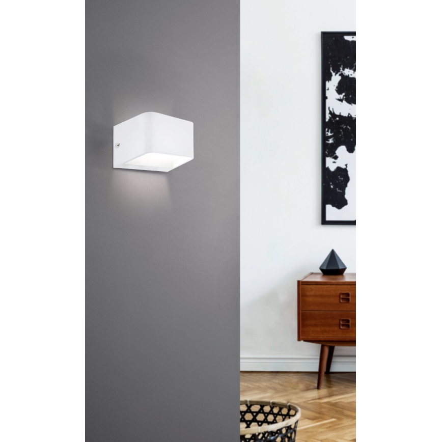 Eglo - LED Stenska svetilka LED/6W/230V 3000K bela