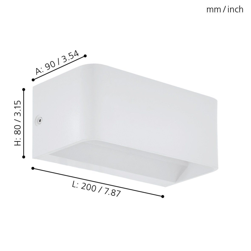 Eglo - LED Stenska svetilka LED/10W/230V