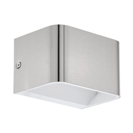 Eglo - LED Stenska svetilka LED/6W/230V 3000K mat krom