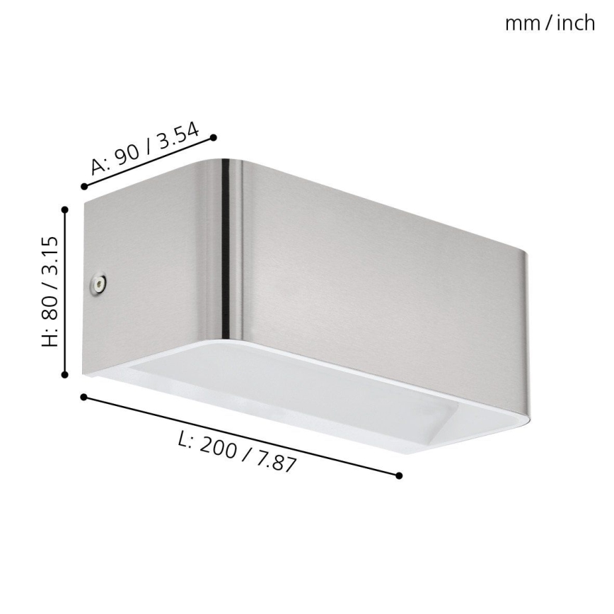 Eglo - LED Stenska svetilka LED/10W/230V