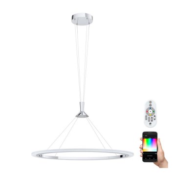 Eglo 98427 - LED RGB lestenec na kablu z zatemnitveno funkcijo HORNITOS-C LED/37W/230V + z daljinskim upravljalnikom