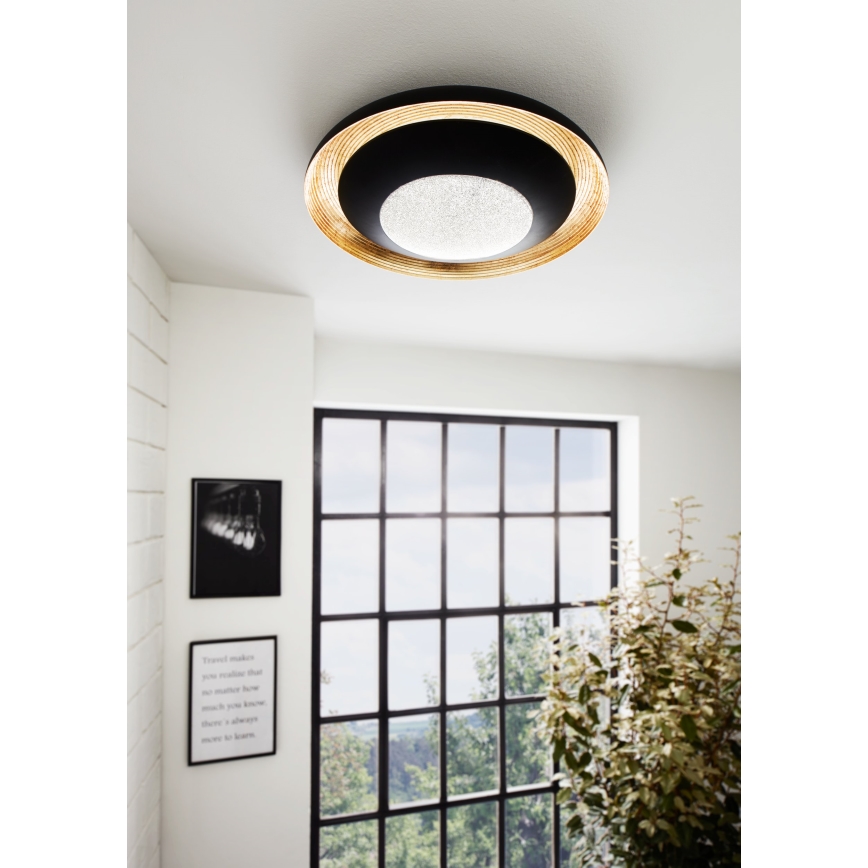 Eglo - LED Zatemnitvena stropna svetilka LED/24,5W/230V + Daljinski upravljalnik