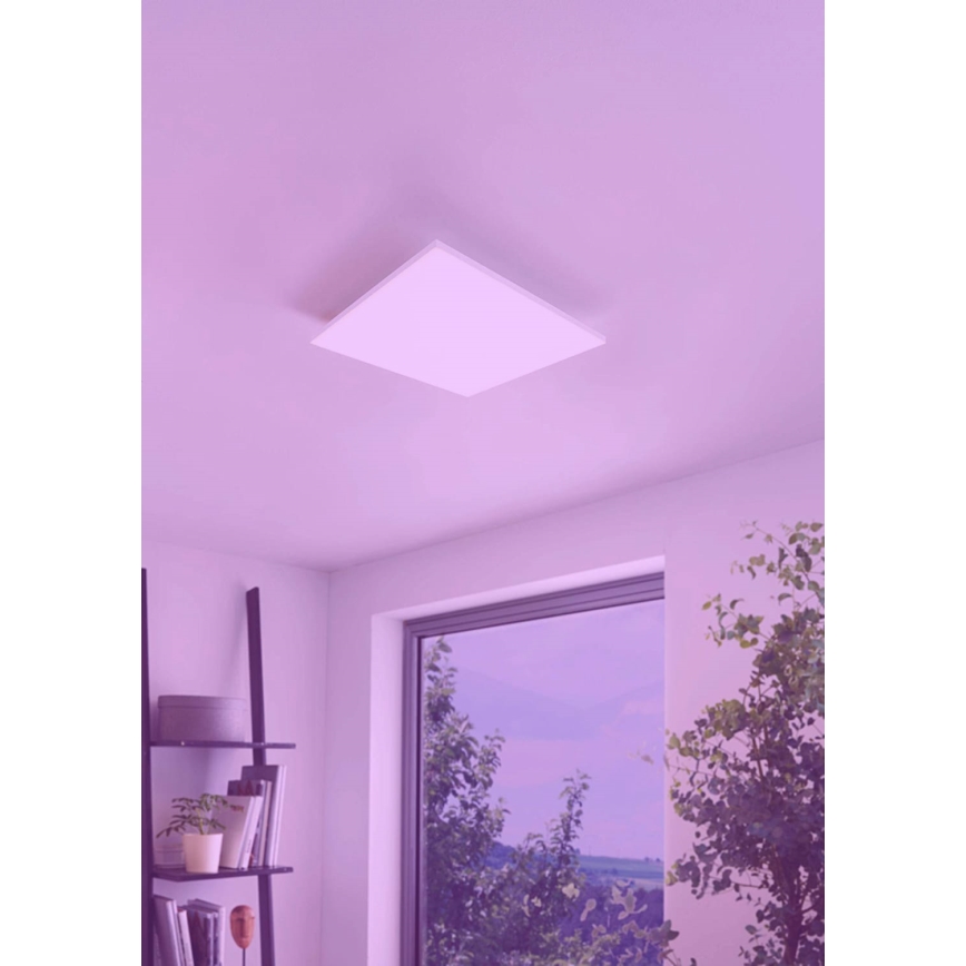 Eglo - LED RGB Zatemnitvena stropna svetilka TURCONA-C LED/15W/230V + Daljinski upravljalnik