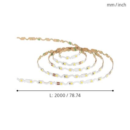 Eglo - LED Trak LED/9,6W/230V/24V 2m