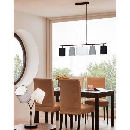 Eglo - Lestenec na vrvici 5xE14/25W/230V