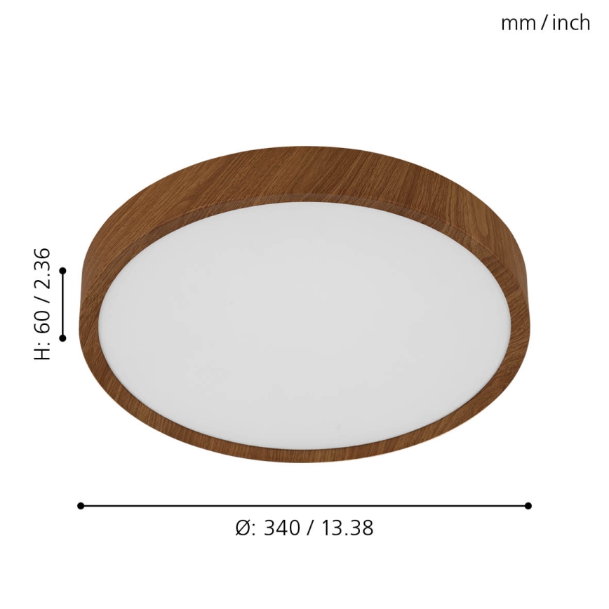Eglo - LED Stropna svetilka LED/14,6W/230V
