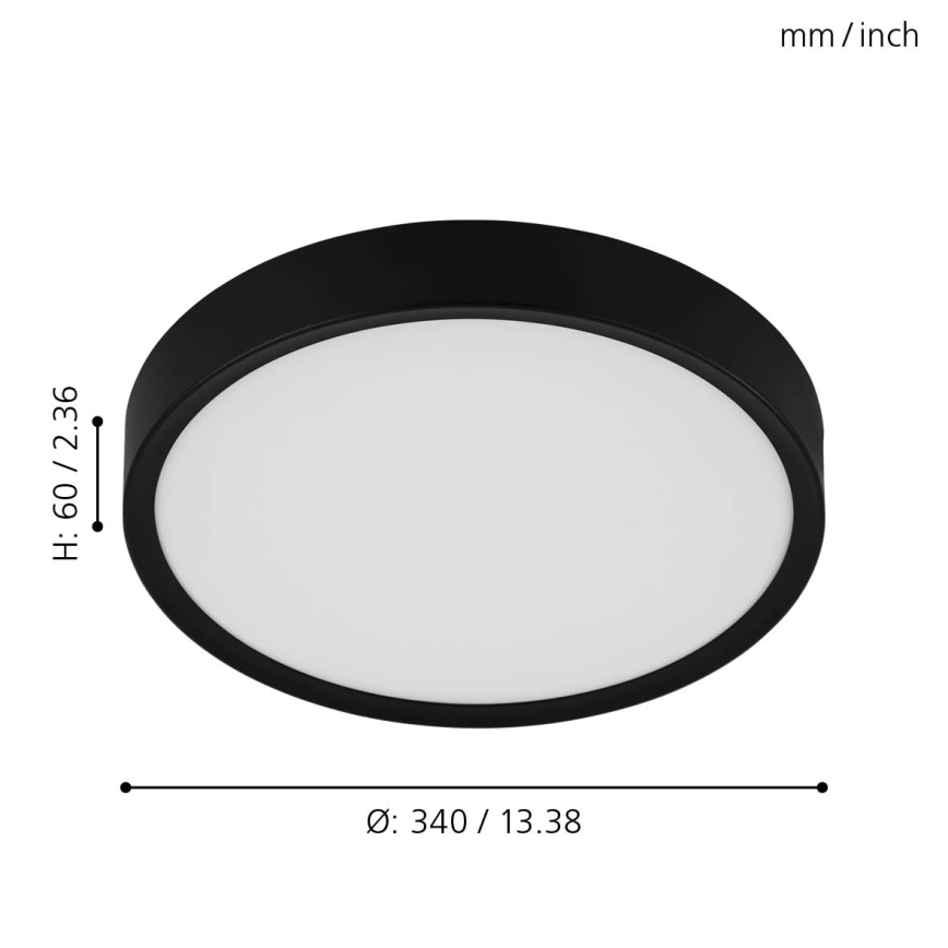 Eglo - LED Stropna svetilka LED/16,8W/230V