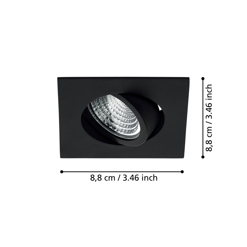 Eglo - LED Zatemnitvena vgradna svetilka LED/6W/230V