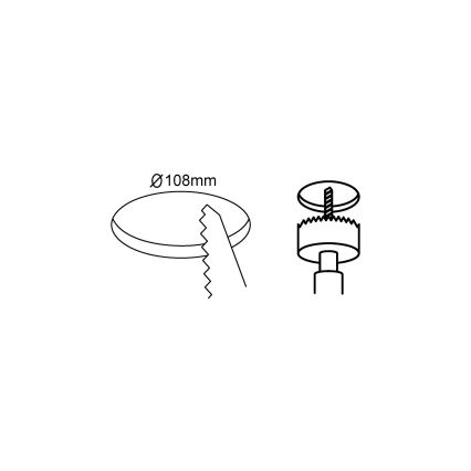 Eglo 98631 - SET 3x LED Vgradna svetilka FUEVA 3xLED/5W/230V