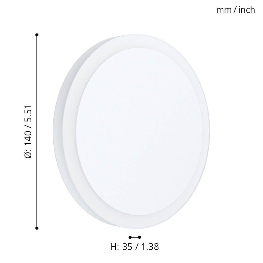 Eglo - LED Stropna svetilka LED/5,4W/230V