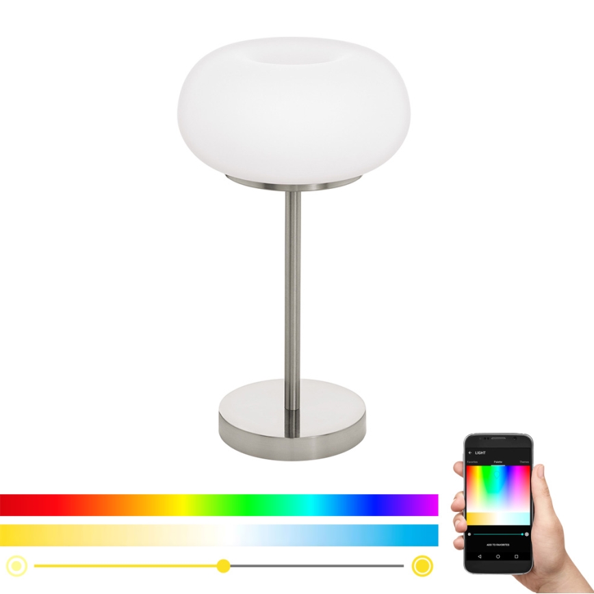 Eglo - LED RGB Zatemnitvena namizna svetilka OPTICA-C LED/16W/230V pr. 27,5 cm