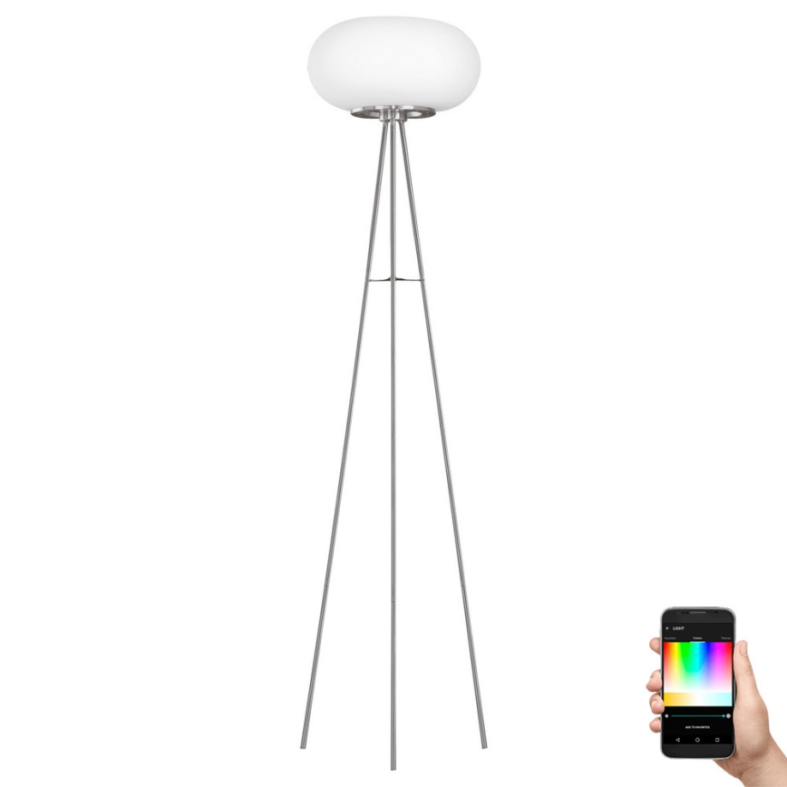 Eglo - LED RGB Zatemnitvena talna svetilka OPTICA-C LED/17W/230V pr. 56 cm