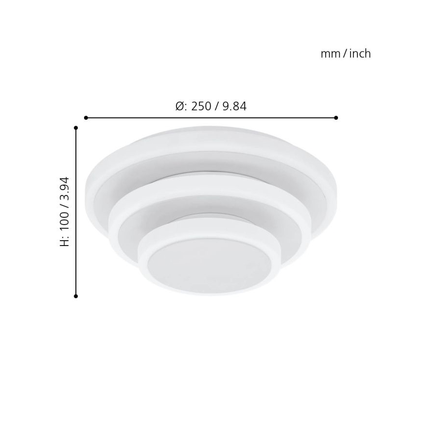 Eglo - LED Stropna svetilka LED/11,4W/230V + LED/8,6W + LED/5,4W