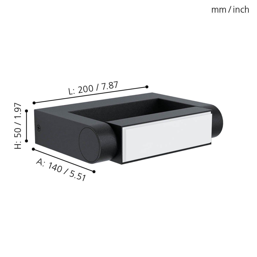 Eglo - LED Zunanja stenska svetilka LED/4,8W/230V IP44