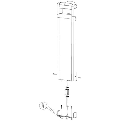 Eglo - LED Zunanja svetilka LED/4,8W/230V IP44