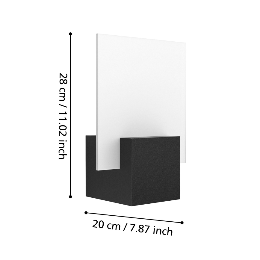 Eglo 98745 - LED zunanje stensko svetilo ADAMELLO LED/6W/230V IP44