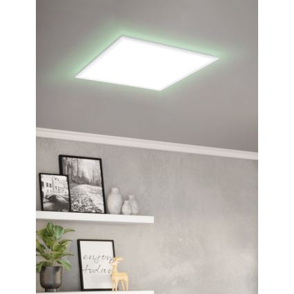 Eglo - RGBW Stropna svetilka z možnostjo zatemnitve LED/32,5W/230V 2700-6500K 60x60 cm + Daljinski upravljalnik