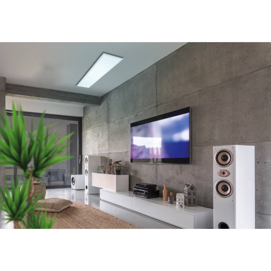 Eglo - RGBW Stropna svetilka z možnostjo zatemnitve LED/32,5W/230V 2700-6500K 120x30 cm + Daljinski upravljalnik