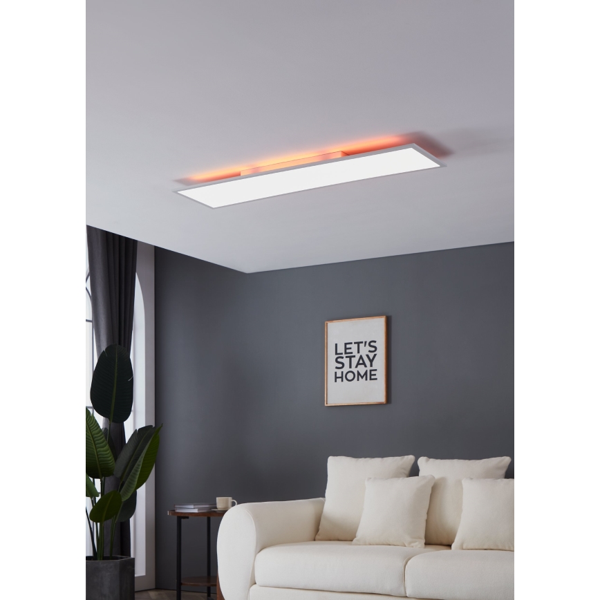 Eglo - RGBW Stropna svetilka z možnostjo zatemnitve LED/32,5W/230V 2700-6500K 120x30 cm + Daljinski upravljalnik