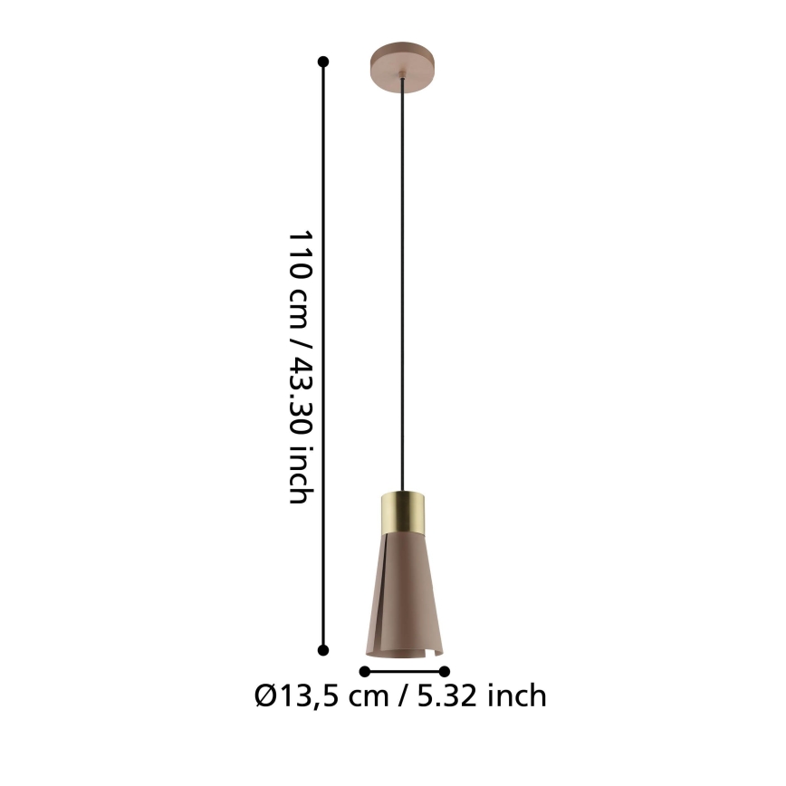 Eglo - LED Lestenec na vrvici 1xGU10/4,5W/230V