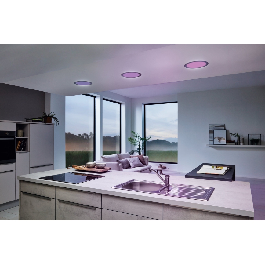 Eglo - LED Zatemnitvena kopalniška vgradna svetilka LED/16,5W/230V IP44 ZigBee
