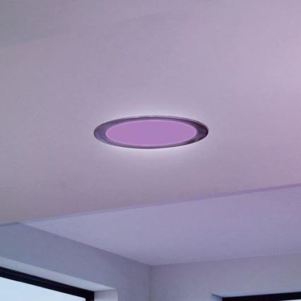 Eglo - LED zatemnljivo vgradno stropno svetilo za kopalnico LED/16,5W/230V IP44 ZigBee Ø 21,6 cm