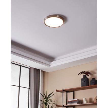 Eglo - LED Zatemnljivo kopalniško stropno svetilo LED/19,5W/230V 2700-6500K IP44 ZigBee premer 28,5 cm