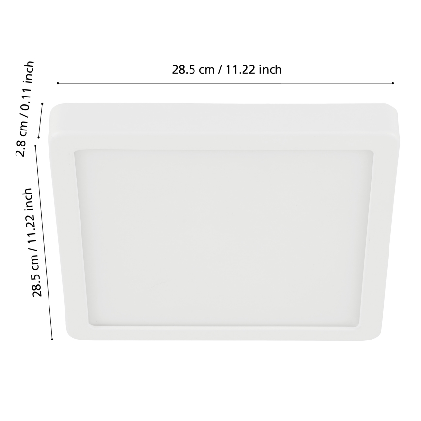 Eglo - LED Zatemnitvena kopalniška stropna svetilka LED/19,5W/230V 2700-6500K IP44 ZigBee
