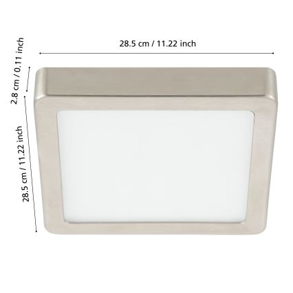 Eglo - LED Zatemnitvena kopalniška stropna svetilka LED/19,5W/230V 2700-6500K IP44 ZigBee