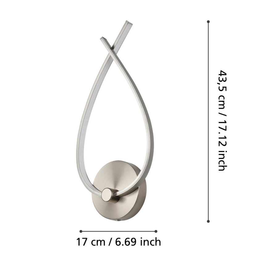 Eglo - LED Stenska svetilka LED/10W/230V