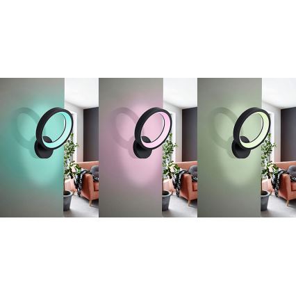 Eglo 99028 - LED RGB zatemnljivo stensko svetilo MARGHERA-C LED/16W/230V