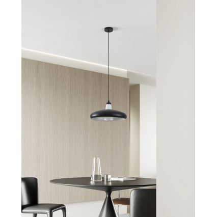 Eglo - LED RGB Zatemnitveni lestenec na vrvici TABANERA-C 1xE27/9W/230V