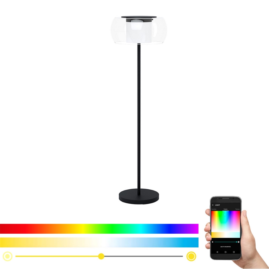 Eglo 99037 - LED RGB Zatemnljiva stoječa svetilka BRIAGLIA-C LED/24,8W/230V